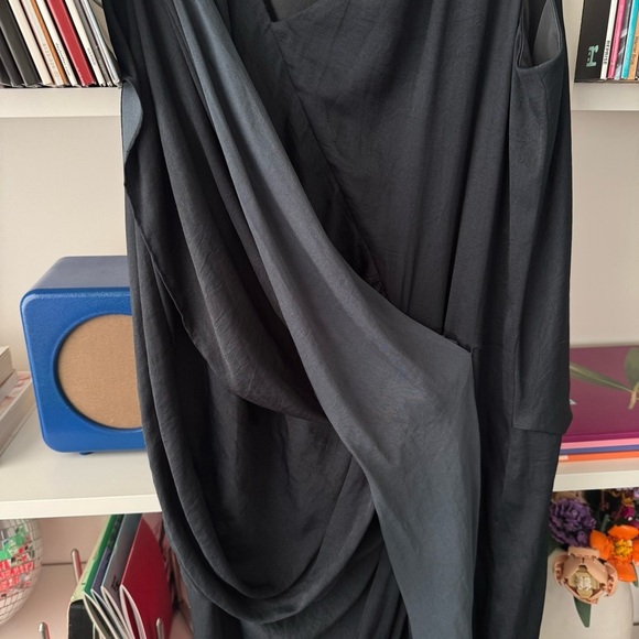HELMUT LANG Black Earth Goddess Gown - Picture 7 of 12